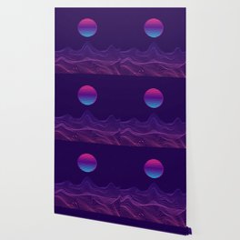 Minimalist Synthwave Midnight Wallpaper
