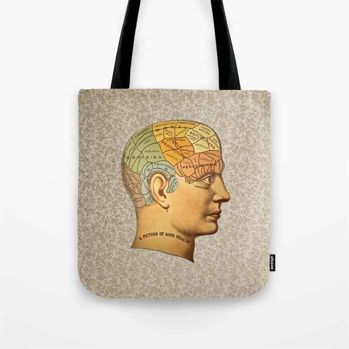 Phrenology | A Picture of Good Health circa 1881 Tote Bag