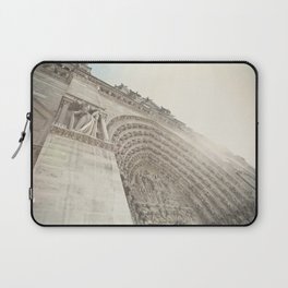Bathed in sunlight at the Notre Dame, Paris, France Laptop Sleeve