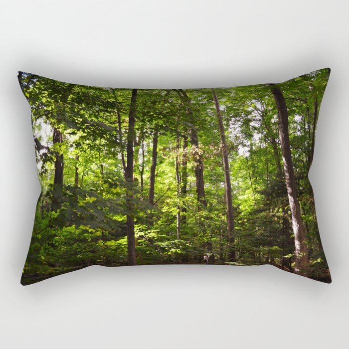 Forest // Silent In The Trees  Rectangular Pillow