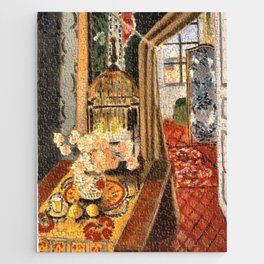 Henri Matisse Interior with Flowers & Parakeets Jigsaw Puzzle
