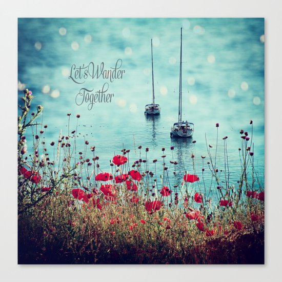Let's Wander Together Canvas Print