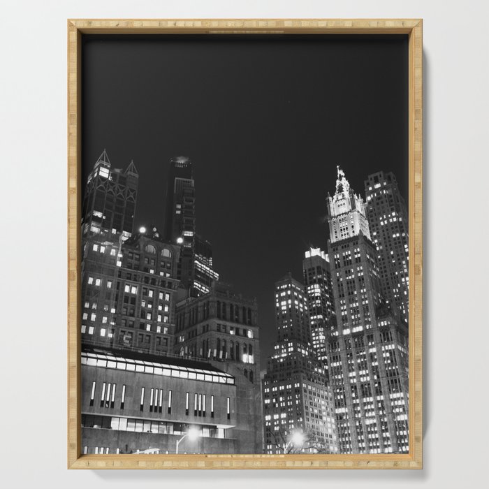 New York City | Night Photography Serving Tray
