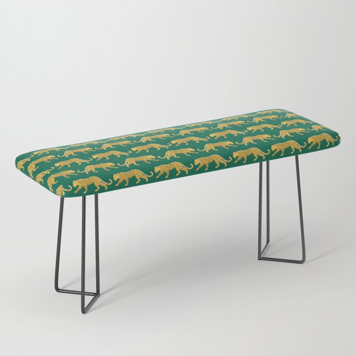 The New Animal Print Emerald Bench By Apartmenttherapy Society6