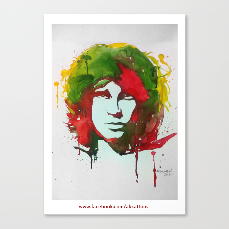 Jimmorrison Canvas Print By Akkattoos Society6