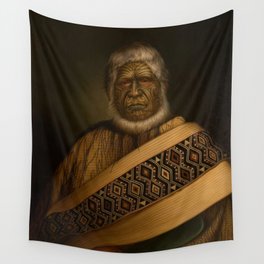 Te Hapuku by Gottfried Lindauer Wall Tapestry