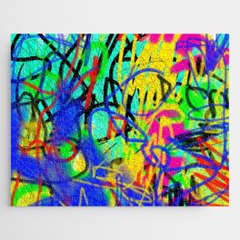 Abstract expressionist Art. Abstract Painting 2. Jigsaw Puzzle