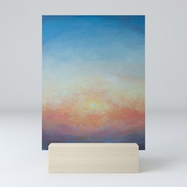 Sunset into Smoke Mini Art Print
