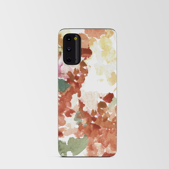 Multicolor Floral Abstract  Android Card Case
