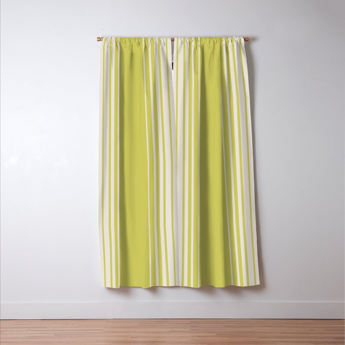 Bamboo Green Vertical Gradient Blackout Curtain By