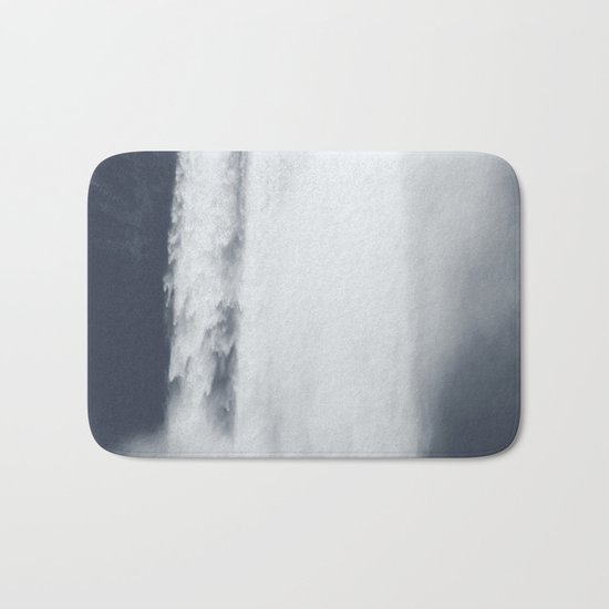Dark & Eerie Waterfall in Nature Bath Mat