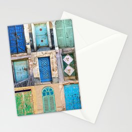 Nine Saudi Doors  Stationery Cards