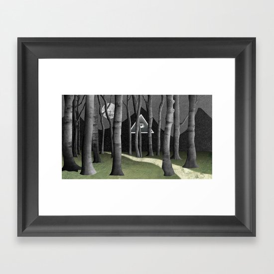 The forest Framed Art Print
