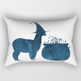 Witch Llama Rectangular Pillow