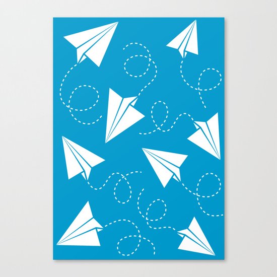 Paper Plane Canvas Print