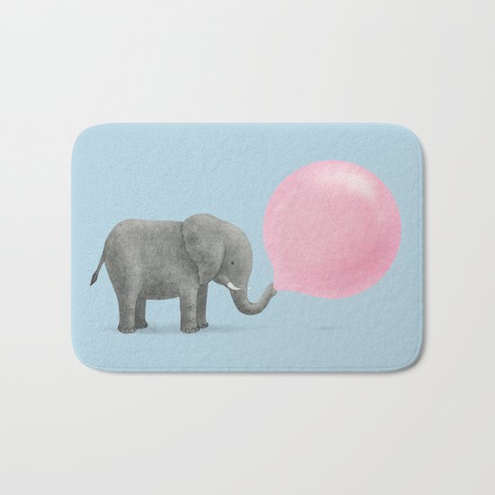 Jumbo Bubble Gum Bath Mat