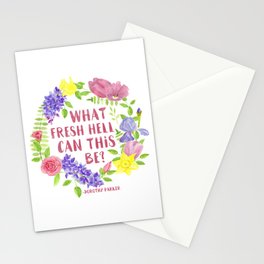What fresh hell can this be? Dorothy Parker Stationery Cards