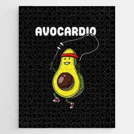 Avocado Vegan Avocardio Cardio Fitness Jigsaw Puzzle