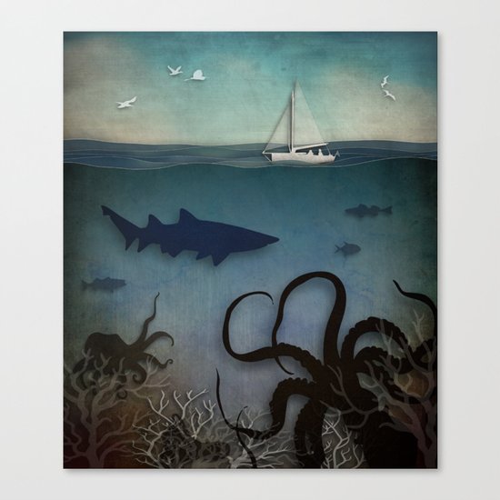 Under the Sea Canvas Print