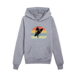 I'm Just a Boy who Loves Surfing Kids Pullover Hoodies