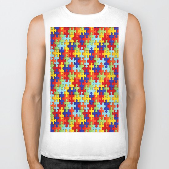 Puzzle Biker Tank