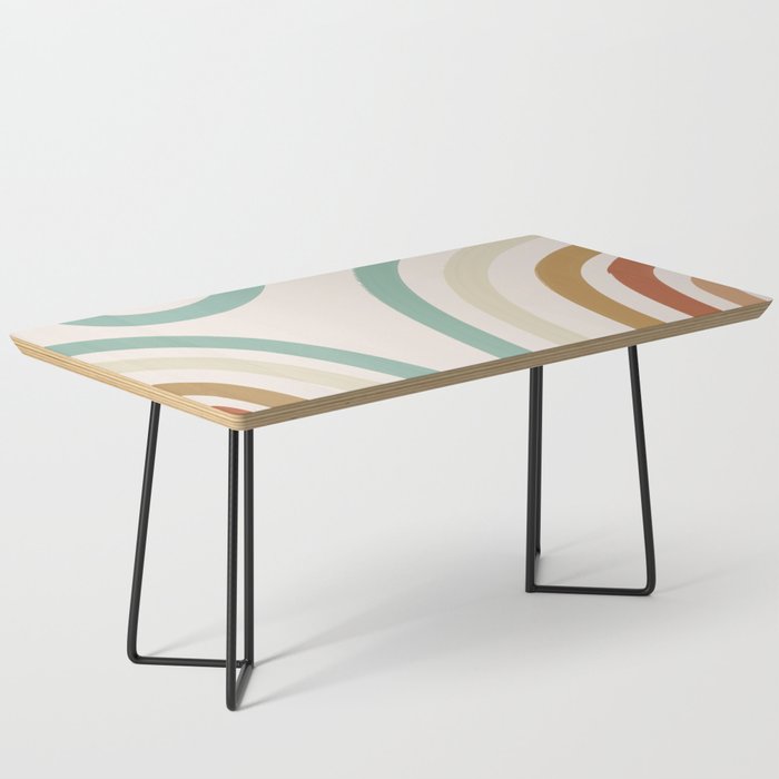 Abstract Rainbows Coffee Table