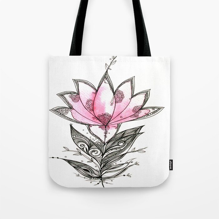 Lotus hotsell tote bag