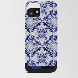 Azulejo V - Portuguese hand painted tiles iPhone Card Case