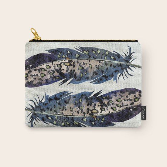 Feathers Carry-All Pouch