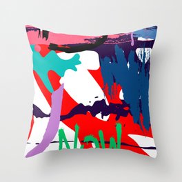 Splash 02 Throw Pillow