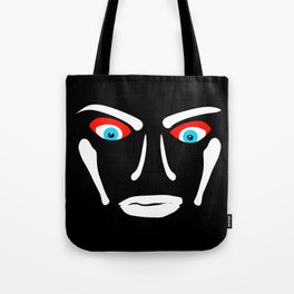 The black side with blue eyes Tote Bag