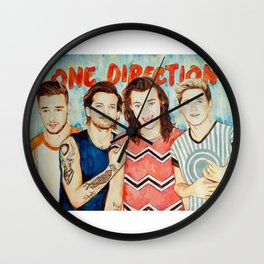 One Direction, Louis, Niall, Liam, Harry, Singer Wall Clock