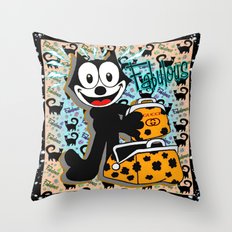 FABULOUS FELIX Throw Pillow