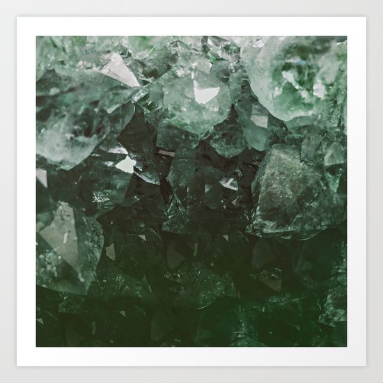 Emerald Gem Art Print