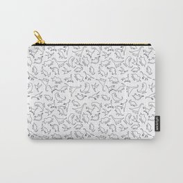 Dinosaurs Outline Pattern Carry-All Pouch | Patterns, Minimalist, Pattern, Outline, Minimal, Patterned, Vector, Jezkemp, Dinosaur, Dino 