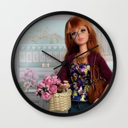 ** It's always a good day to buy flowers ** Wall Clock
