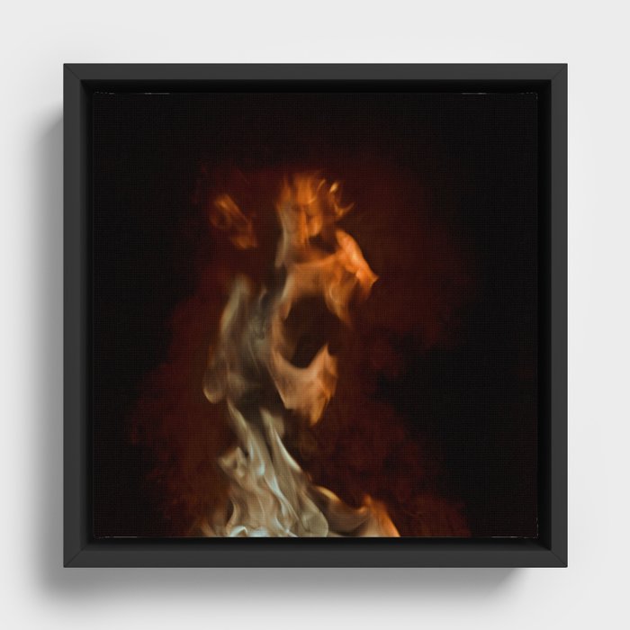 Fire Series_Rage Framed Canvas