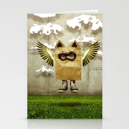Fly try Stationery Cards