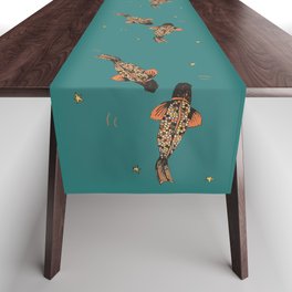 Starry Starry Koi Table Runner