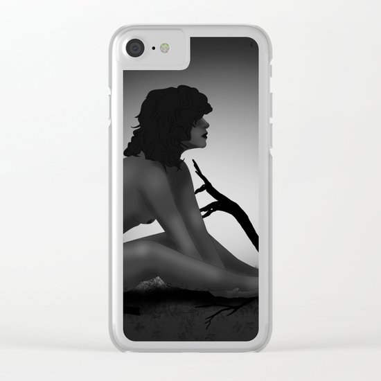 Stare Down Clear iPhone Case