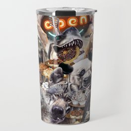 Animals Selfie Eating Desserts Travel Mug