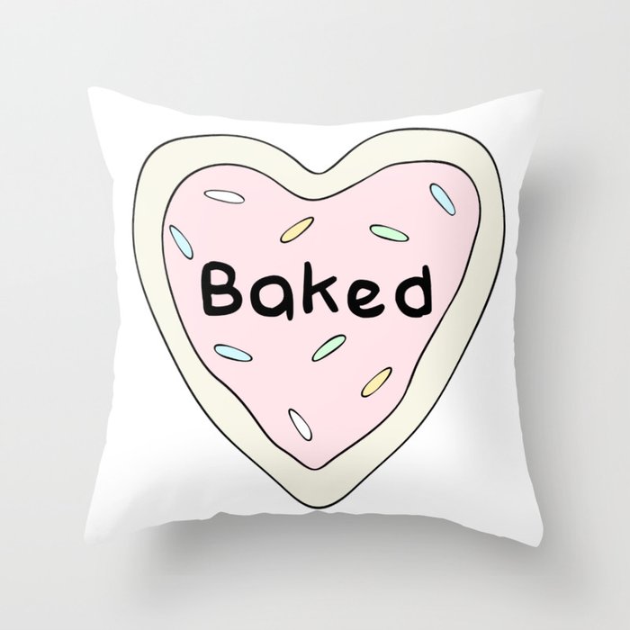 Baking Cookies Throw Pillow
