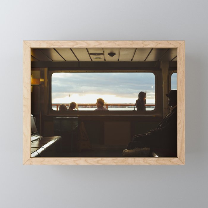 Ferry Trip Framed Mini Art Print