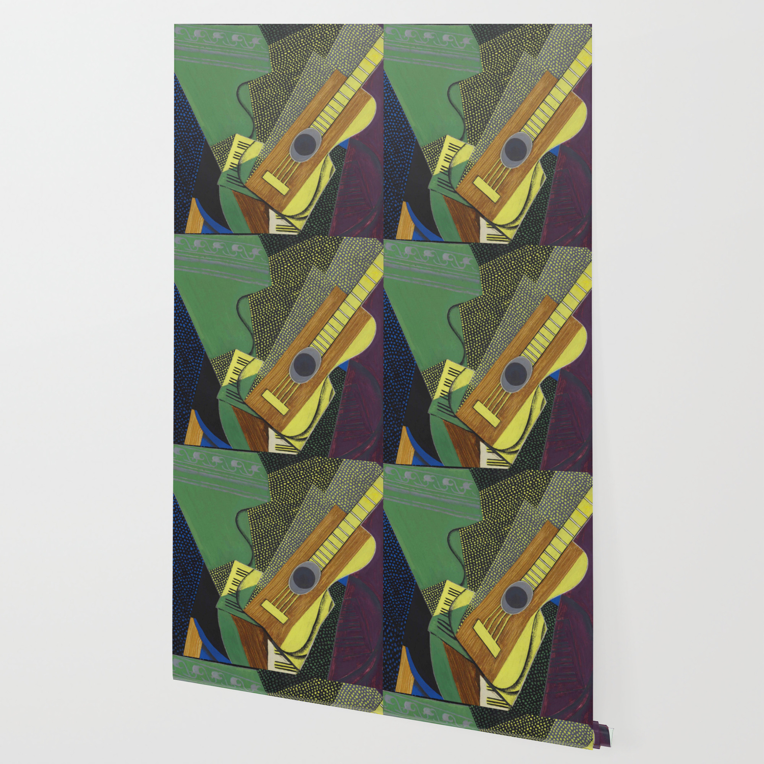 Juan Gris Guitare Sur Une Table Guitar On A Table Wallpaper By