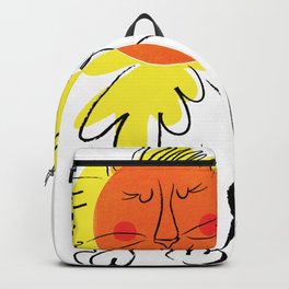 Jolly Lion Backpack | Nursery, Optimistic, Vintage, Children, Happy, Bigkitty, Room, Cheery, Jolly, Drawing 