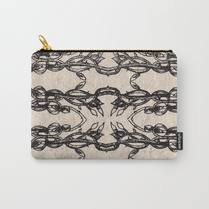 Thorn Print  Carry-All Pouch