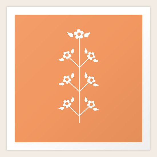 Red Sprig Art Print