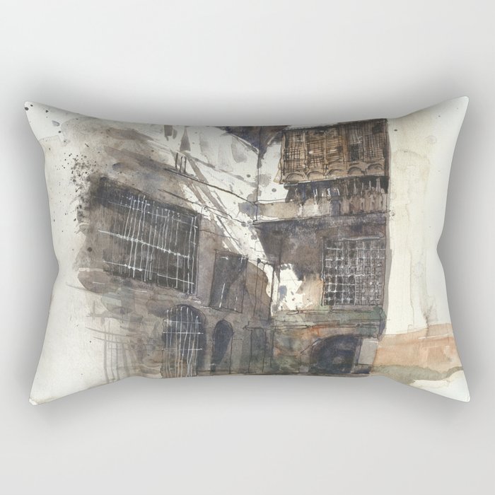 ruins of light  Rectangular Pillow