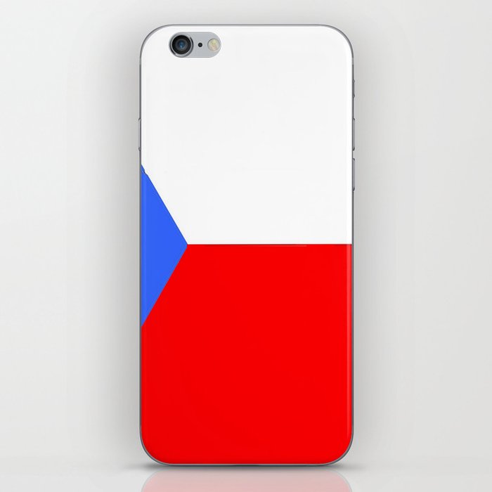 flag of Czech 2 -Czechia,Česko,Bohemia,Moravia, Silesia,Prague. iPhone Skin