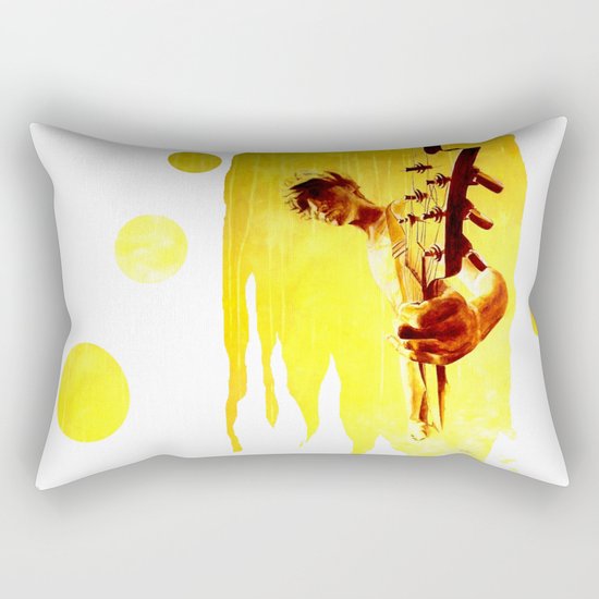 my son is a guitar god Rectangular Pillow